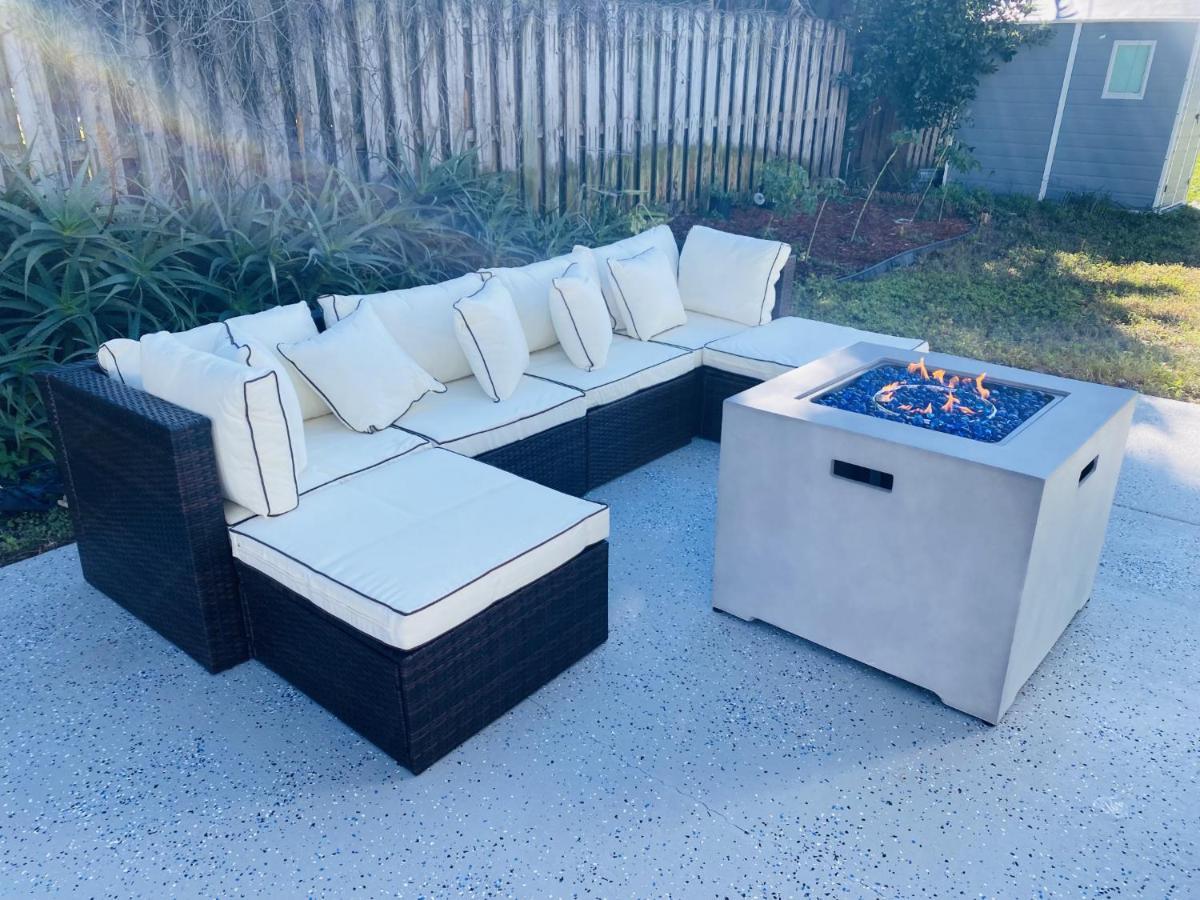 3 Bed 2 Ba Wifi Kitchen Walk To Beach Firepit Daytona Beach Ngoại thất bức ảnh
